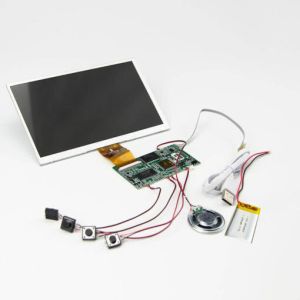 Button driven video player, LCD video monitor components 7 inch LCD module for