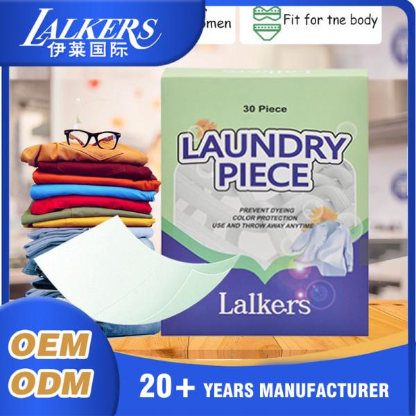 Buy cheap Customized Lalkers Laundry Sheet Soap Home And Travel Use Dissolving Laundry Sheets from wholesalers
