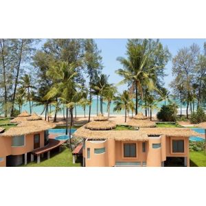 Buy cheap Outdoor Garden Synthetic Thatch with Normal Ceiling Function and Wooden Installation from wholesalers