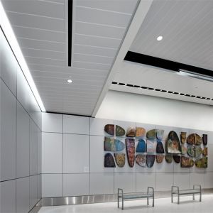Buy cheap C100 Aluminum Metal Ceiling C Shaped 100mm Width PE Painting from wholesalers