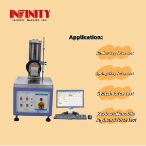 Servo Control Keyboard Button Tester For Spring Key Force Test