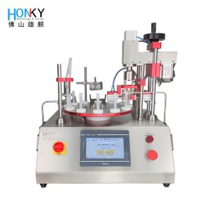Buy cheap Desktop Essential Oil Filling And Capping Machine With Servo Capping System For Drop Cap Bottle Filling from wholesalers