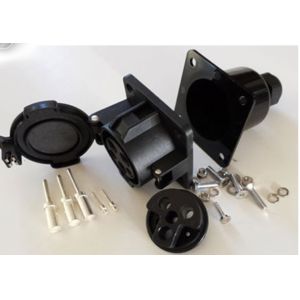 Buy cheap Thermoplastic SAE J1772 Copper Alloy Type 1 EV Socket 250V 32A from wholesalers