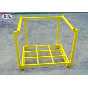 Buy cheap Powder Coated Steel Stacking Racks , Warehouse Stackable Pallet Racks For Wheat from wholesalers