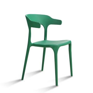 Cheap custom high quality green plastic chairs