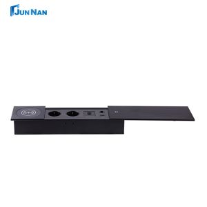 Smart Sliding Cover Table Power Socket Power Multifunctional Desktop Socket