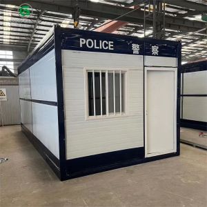 Movable Prefabricated Foldable Container House Security Guard Box Fireproof