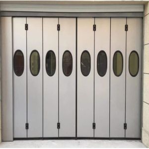 Fire Station Industrial Sliding Folding Doors 40mm Thickness Plexiglass