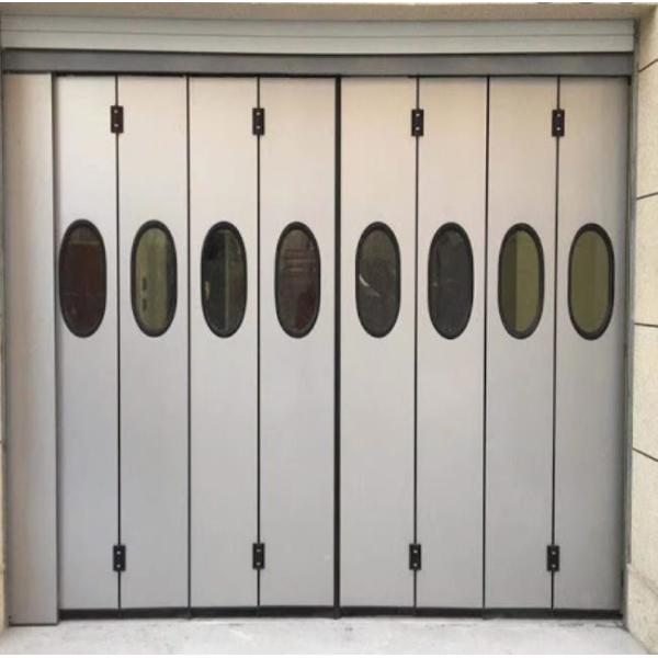 Fire Station Industrial Sliding Folding Doors 40mm Thickness Plexiglass