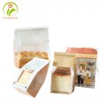 Buy cheap Recyclable 120gsm FSC Bakery Packaging Bread Bags CMYK With Window from wholesalers
