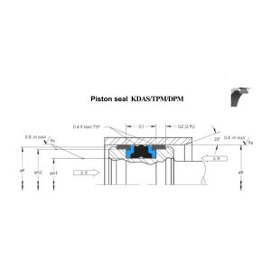 Buy cheap KDAS Hydraulic Cylinder Oil Seal DAS / KDAS Combination PU Material Hydraulic Piston Oil Seal from wholesalers