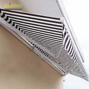 Buy cheap light open retractable awning / Both motor and manual control awning from wholesalers