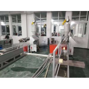 Buy cheap 15m*1.5m*2.5m Face Mask Nose Wire Machine with WEG/Siemens Motor and Separate Type Extruder Structure from wholesalers
