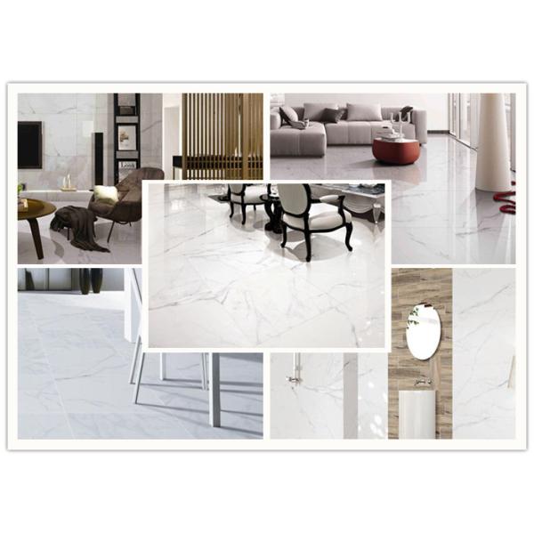 Quality Anti Bacterial Carrara Marble Ceramic Tile With Fine Air Permeability for sale