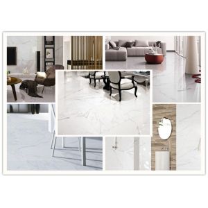Buy cheap Anti Bacterial Carrara Marble Ceramic Tile With Fine Air Permeability from wholesalers