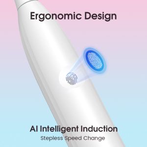 USB Rechargeable Ultrasonic Electric Toothbrush Adults Portable Travel Sonic