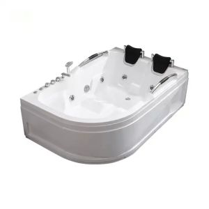 Buy cheap Round Acrylic Whirlpool Bathtub With Waterfall And Air Massage from wholesalers