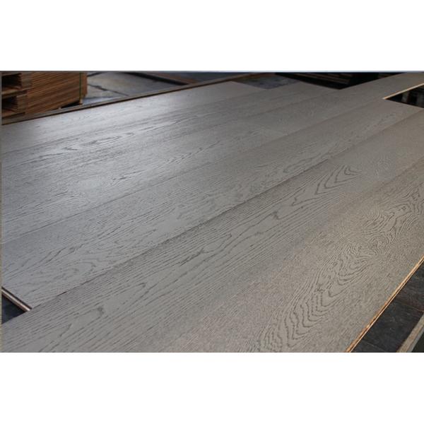 Quality Russian Multi Layers Oak Engineered Flooring With Silver Powder Finishing for sale