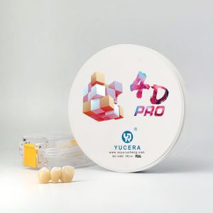 New Design YUCERA 98*14mm 4d Multilayer Zirconium Dental Zirconia Disc for Cad