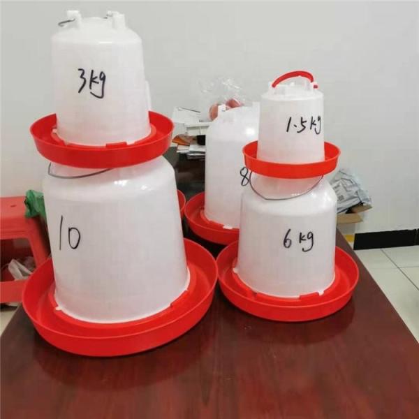 Quality Poultry Automatic Animal Water Drinker PP Chicken Drinker Bucket For Chicken for sale