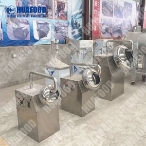 Buy cheap New efficient peanut dragee coater chocolate almond coating machinery from wholesalers