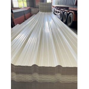 Buy cheap 2.0mm PVC Roofing Sheet 1130mm Width Fireproof Waterproof from wholesalers