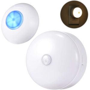 China Plug-in Receiver Chimer and Waterproof Transmitter,4 Volume Adjustment Wireless DoorBell Smart Touch LED Night Light on sale