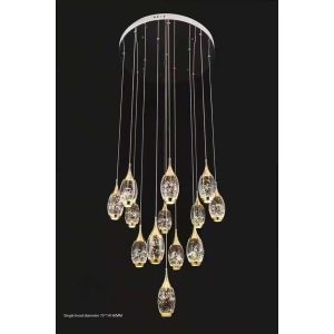 Buy cheap Crystal Light Rotating Staircase Perfume Bottle-Shaped Stair Light For Duplex Living Rooms from wholesalers