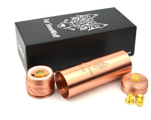 Buy cheap newest design fat snowwolf mod copper fat snow wolf mod RDA atomizer fat snowwolf mod from wholesalers