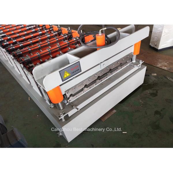 Quality Full Automatic Steel Wall Roofing Sheet Roll Forming Machine PLC Control With Hydraulic Drive for sale