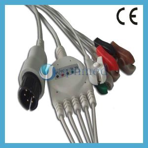 Buy cheap Goldway Mindray One piece 5-lead ECG Cable with leadwires from wholesalers