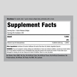 Buy cheap Factory supplement High Potency Vitamin D3, 10,000 IU soft capsule for supplement from wholesalers