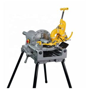 Compact Portable Electric Pipe Threading & Cutting Machine Deburrer Threader 1/2