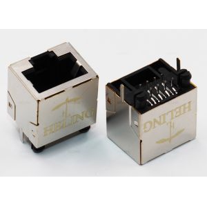 Buy cheap Brass Shielded Top Entry Vertical RJ45 Jack 3 U