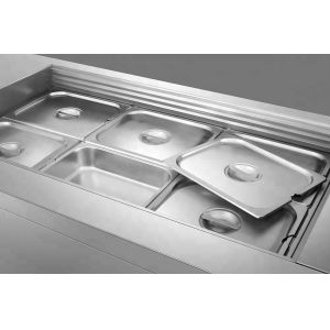 Buy cheap 420L 210W Pizza Prep Refrigerator Makeline Table Stainless Steel from wholesalers