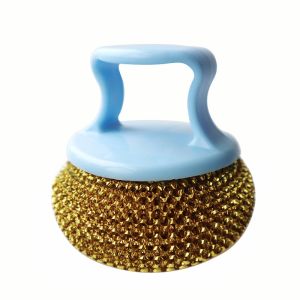 Buy cheap Wear Resistance Metal Scourer With Handle Multifunctional Fast Drying from wholesalers
