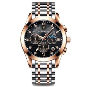 China Stylish Stainless Steel Timepiece with 43mm Case Diameter and Quartz Movement on sale