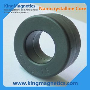 wind frequency high 100KHz inductance nanocrystalline ring core with plastic