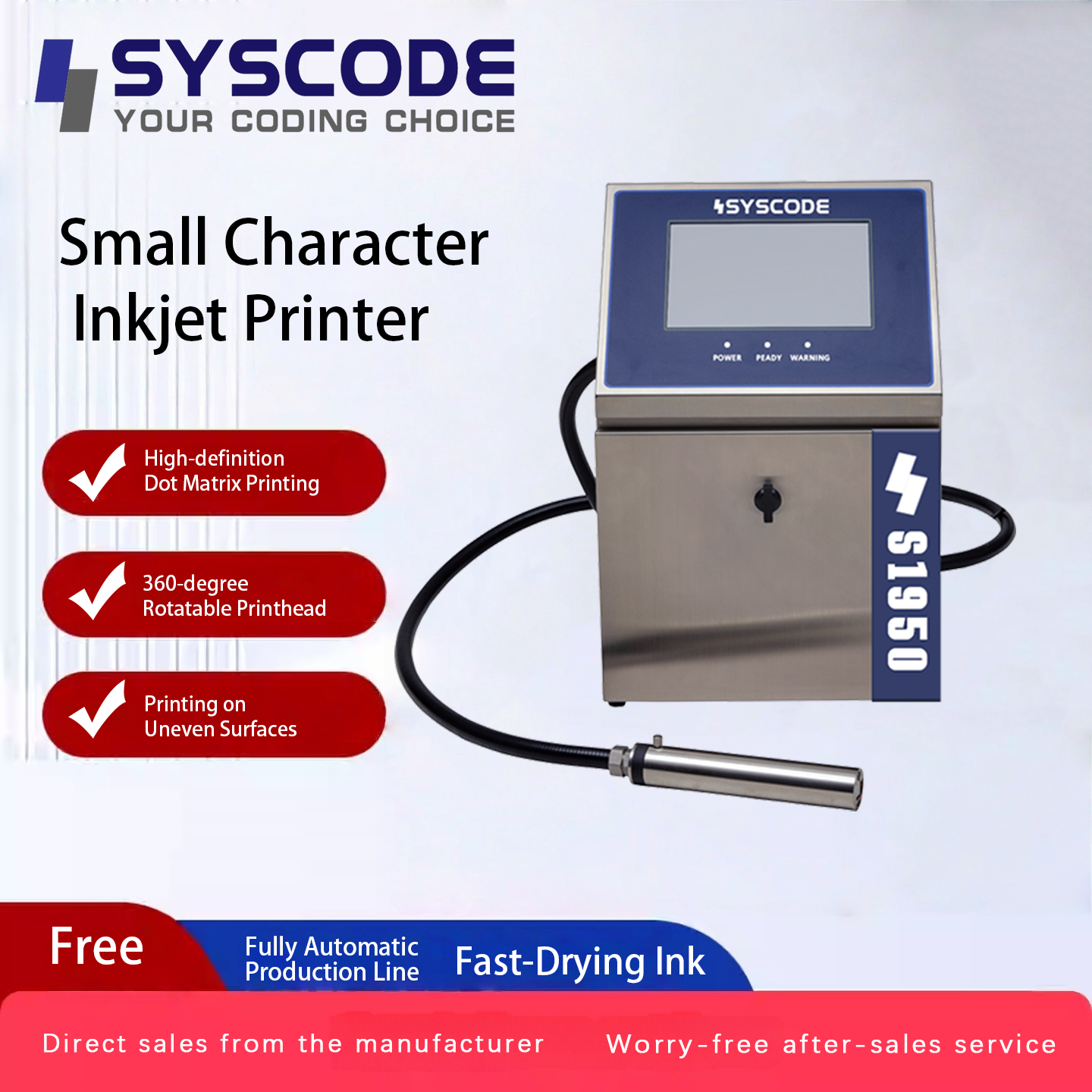 Buy cheap High-Resolution Industrial Inkjet Coder - Low-Maintenance Design for Clear, Durable Production Date & Batch Coding from wholesalers