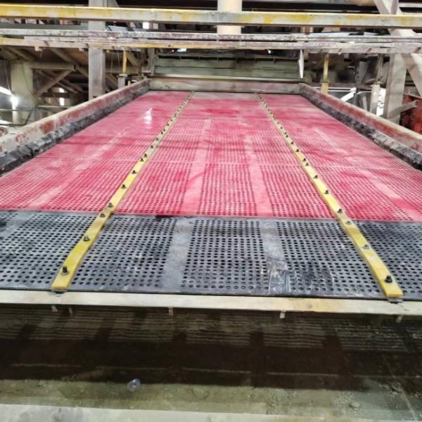 Quality Mining Mesto Vibrating Screens Rubber Screen Panels 40*10mm Reliable for sale