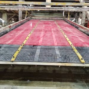 Buy cheap Mining Mesto Vibrating Screens Rubber Screen Panels 40*10mm Reliable from wholesalers