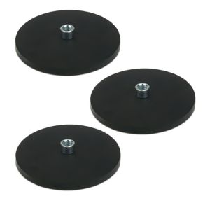 Buy cheap Durable Black Rubber Coated Neodymium Magnets Abrasion Resistance from wholesalers