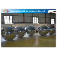 Buy cheap Mirror Ball Silver Giant Inflatable Holiday Decorations For Promoting Custom product