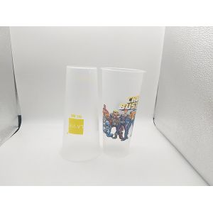 Plastic 3D Lenticular Cup Dia 90*Height 177 mm Size , Promotional Plastic Cup