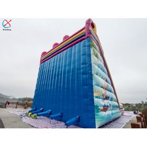 Factory Inflatable Lilo & Stitch Slide Castle Inflatable Double Dry Slides