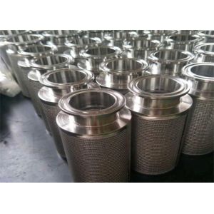 Buy cheap Stainless Steel Cylinder Cartridge Sintered Mesh Filter Candle Multilayer from wholesalers