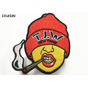 Buy cheap High Colorfastness Custom Applique Patches Head Portrait Decorative Patches from wholesalers