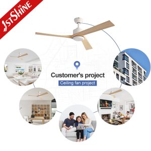 Buy cheap Solid Wood Ceiling Fan 52 Inch with 3 Blades and DC Motor Featuring 6 Speed Remote Control for Residential and Commercial Spaces from wholesalers