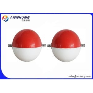 Fiberglass Aircraft Warning Sphere For River - Crossing Transmission Lines