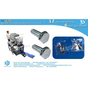 Bestar packing machine with one counting bowl and manual feeding